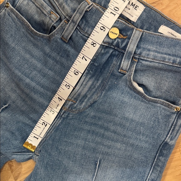 Frame Le Palazzo Pants Raw Hem 23 - Picture 6 of 8